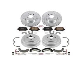 Power Stop Autospecialty Brake Kit Front & Rear Saturn Ion 2003-2007