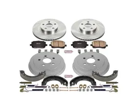 Power Stop Autospecialty Brake Kit Front & Rear Toyota Corolla 2003-2008