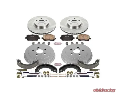 Power Stop Autospecialty Brake Kit Front & Rear Toyota Corolla 2003-2008 - KOE15227DK