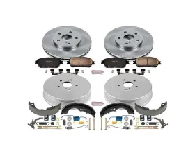 Power Stop Autospecialty Brake Kit Front & Rear Toyota Sienna 2004-2010