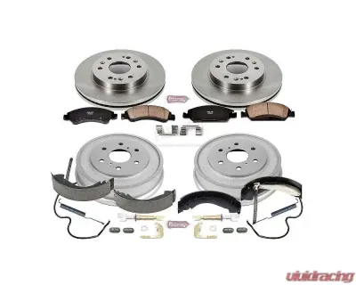 Power Stop Autospecialty Brake Kit Front & Rear Chevrolet Silverado 1500 2WD 2007-2008 - KOE15238DK