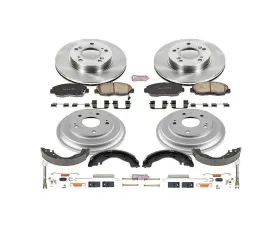 Power Stop Autospecialty Brake Kit Front & Rear Honda Civic Coupe 2006-2011