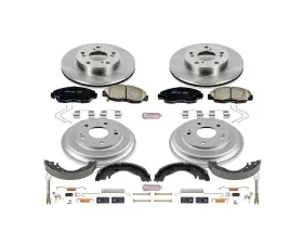 Power Stop Autospecialty Brake Kit Front & Rear Honda Civic Coupe 2012-2015
