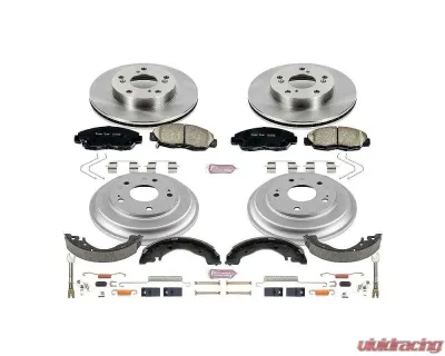 Power Stop Autospecialty Brake Kit Front & Rear Honda Civic Coupe 2012-2015 - KOE15242DK