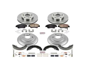 Power Stop Autospecialty Brake Kit Front & Rear Honda Civic Sedan 2013-2015