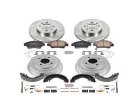 Power Stop Autospecialty Brake Kit Front & Rear Honda Fit 2009-2012