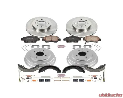Power Stop Autospecialty Brake Kit Front & Rear Honda Fit 2009-2012 - KOE15245DK
