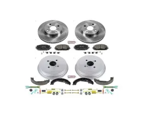 Power Stop Autospecialty Brake Kit Front & Rear Toyota Yaris 2007-2015
