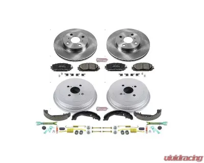 Power Stop Autospecialty Brake Kit Front & Rear Toyota Yaris 2007-2015 - KOE15249DK