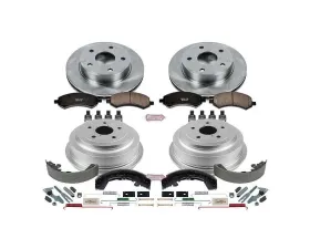 Power Stop Autospecialty Brake Kit Front & Rear Dodge Dakota 2005-2010