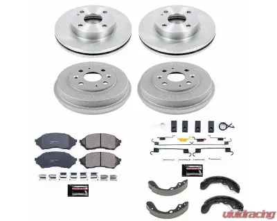 Power Stop Autospecialty Brake Kit Front & Rear Mazda Protege 1999-2001 - KOE15443DK
