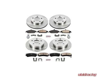 Power Stop Autospecialty Brake Kit Front & Rear Oldsmobile Alero 1999-2004 - KOE1552