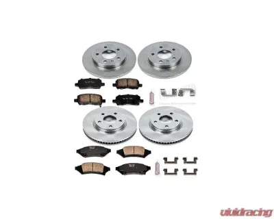 Power Stop Autospecialty Brake Kit Front & Rear Pontiac Grand Prix 2004 - KOE1587