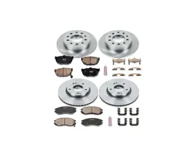 Power Stop Autospecialty Brake Kit Front & Rear Hyundai Tiburon 2004-2006