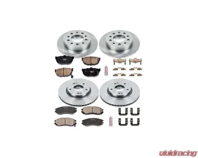 Power Stop Autospecialty Brake Kit Front & Rear Hyundai Tiburon 2004-2006 - KOE164