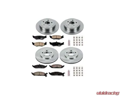Power Stop Autospecialty Brake Kit Front & Rear Plymouth Breeze 1996-2000 - KOE1677