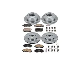 Power Stop Autospecialty Brake Kit Front & Rear Mitsubishi Lancer 2004-2006