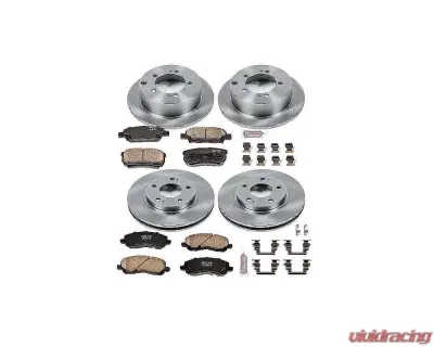 Power Stop Autospecialty Brake Kit Front & Rear Mitsubishi Lancer 2004-2006 - KOE1682
