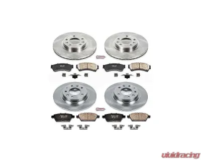Power Stop Autospecialty Brake Kit Front & Rear Ford Fusion 2006-2012 - KOE200