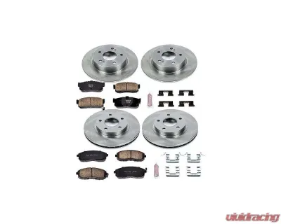 Power Stop Autospecialty Brake Kit Front & Rear Infiniti I30 2000-2001 - KOE2281