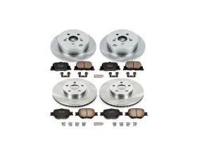 Power Stop Autospecialty Brake Kit Front & Rear Scion tC 2005-2010
