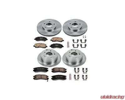 Power Stop Autospecialty Brake Kit Front & Rear Mitsubishi Galant 2004-2012 - KOE2395
