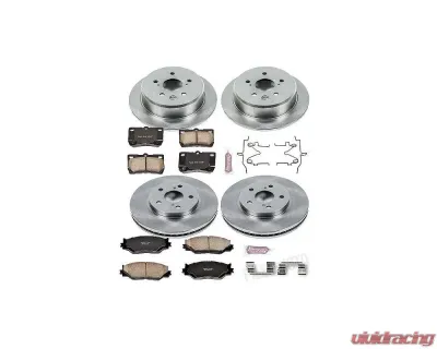 Power Stop Autospecialty Brake Kit Front & Rear Lexus IS250 2006-2013 - KOE2407