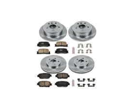 Power Stop Autospecialty Brake Kit Front & Rear Toyota Camry 2002
