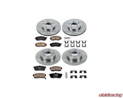 Power Stop Autospecialty Brake Kit Front & Rear Nissan Maxima 1999-2001 - KOE2704