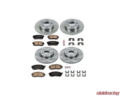 Power Stop Autospecialty Brake Kit Front & Rear Infiniti G35 2003-2005 - KOE2710