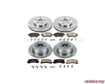 Power Stop Autospecialty Brake Kit Front & Rear Toyota Camry 1992-1996 - KOE2714