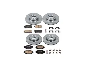 Power Stop Autospecialty Brake Kit Front & Rear Mazda RX-8 2004-2008