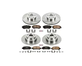 Power Stop Autospecialty Brake Kit Front & Rear Subaru Legacy 2002-2004