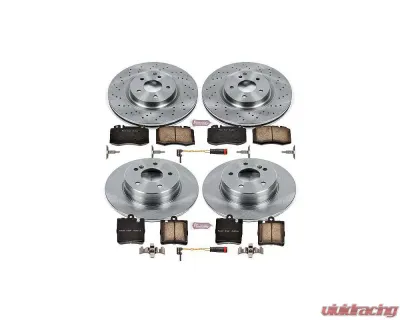 Power Stop Autospecialty Brake Kit Front & Rear Mercedes-Benz C230 2004 - KOE2791