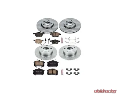 Power Stop Autospecialty Brake Kit Front & Rear Volkswagen Passat 1999-2005 - KOE2800