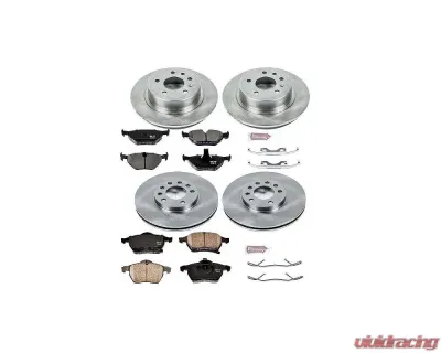Power Stop Autospecialty Brake Kit Front & Rear Saab 44079 1999-2006 - KOE2808