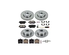 Power Stop Autospecialty Brake Kit Front & Rear Mercedes-Benz C230 2002-2005