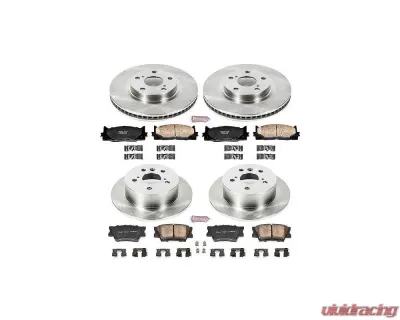 Power Stop Autospecialty Brake Kit Front & Rear Lexus ES350 2007-2012 - KOE2822
