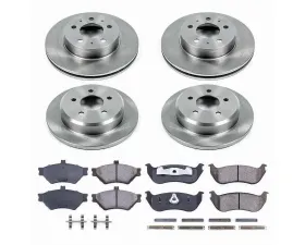 Power Stop Autospecialty Brake Kit Front & Rear Ford Crown Victoria 1996-1997