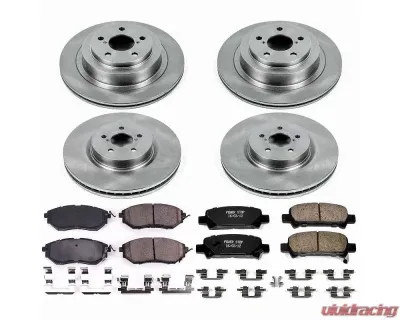 Power Stop Autospecialty Brake Kit Front & Rear Subaru Legacy 2005-2009 - KOE286