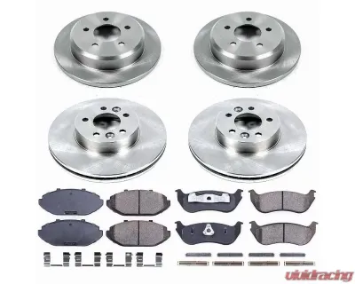 Power Stop Autospecialty Brake Kit Front & Rear Ford Crown Victoria 1998-2002 - KOE2861