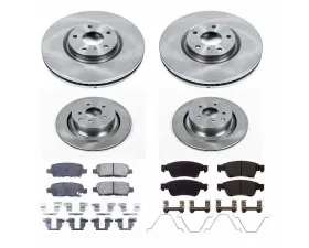 Power Stop Autospecialty Brake Kit Front & Rear Infiniti G35 2007-2008