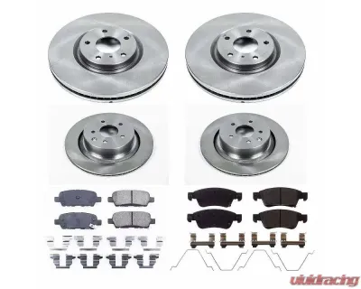 Power Stop Autospecialty Brake Kit Front & Rear Infiniti G35 2007-2008 - KOE2862