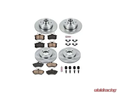 Power Stop Autospecialty Brake Kit Front & Rear Volkswagen Cabrio 1999-2002 - KOE375