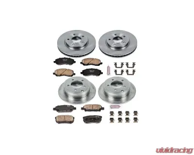 Power Stop Autospecialty Brake Kit Front & Rear Mitsubishi Lancer 2008-2017 - KOE4017