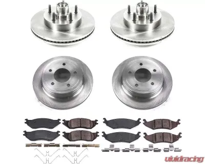 Power Stop Autospecialty Brake Kit Front & Rear Ford E-150 2004-2006 - KOE4021