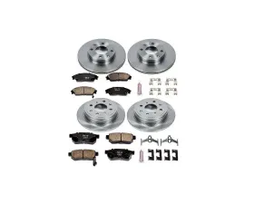 Power Stop Autospecialty Brake Kit Front & Rear Honda CRX 1990-1991