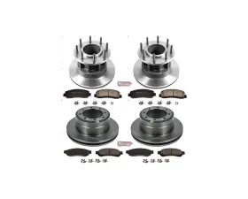 Power Stop Autospecialty Brake Kit Front & Rear Ford F-350 Super Duty 2007-2010