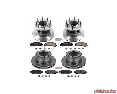 Power Stop Autospecialty Brake Kit Front & Rear Ford F-350 Super Duty 2007-2010 - KOE4032