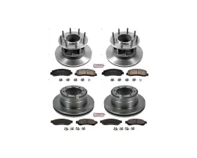 Power Stop Autospecialty Brake Kit Front & Rear Ford F-350 Super Duty 2005-2007
